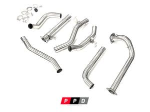 Toyota Landcruiser 78 Series (1999-2007) Troop carrier 1HD 4.2 TD 3" Stainless Steel Turbo Back Exhaust