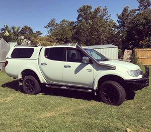 Mitsubishi Triton (2009-2014) MN 4" Stainless Steel Snorkel Meredith Metal Works