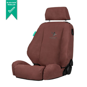 Holden Colorado (2014-2020) RG Dual Cab & Space Cab Black Duck Canvas Front and Rear Seat Covers - IDM122ABC HC127AR HC147AR