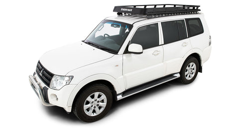 Mitsubishi Pajero (2006-2020) NS-NX 4dr 4WD LWB (With Roof Rails) Pioneer Tray (2000mm x 1140mm) JB0715 Rhino Rack
