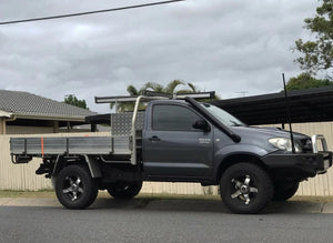 Toyota Hilux (2005-2015) N70 Diesel 4" Stainless Steel TWIN Snorkels Meredith Metal Works