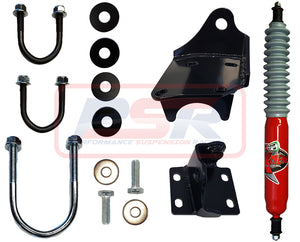 Nissan Patrol (1988-1997) PSR  GQ-GU EFS Pin Style Steering Damper & High Clearance Bracket Kit