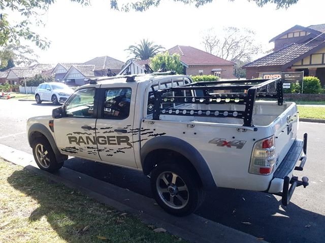 Ford Ranger (2007-2011) OzRoo Tub Rack - Half Height & Full Height ...