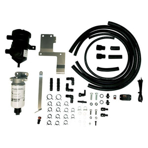 Nissan Navara (2015-2023) NP300 2.3L Direction Plus PreLine Plus Fuel Pre-Filter and Pro Vent Catch Can Combo with PVRES Extended Drain Kit