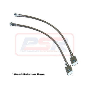 Holden Colorado (2012-2022) PSR  Rear Braided Extended Brake Hoses - DUAL HOSE