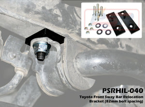 Toyota Prado (2005-2015) PSR 120 & 150 Series Front Sway Bar Relocation Bracket (82mm bolt spacing) - SALE