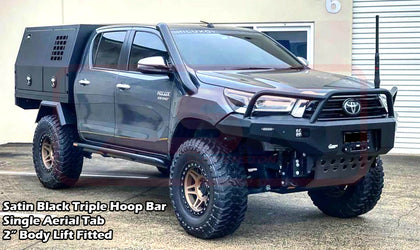 Toyota Hilux (2020-2023) PSR  N80 MK3 5/2020-On Ambush Triple Hoop Bullbar -SALE