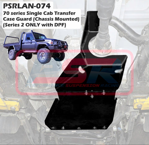 Toyota Landcruiser 70 Series (1999-2020) PSR  Single Cab Transfer Case Guard (Chassis Mounted) (Series 2 Only with DPF)