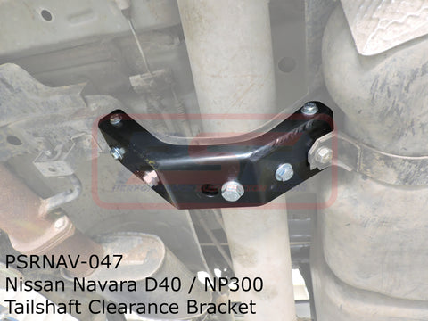 Nissan Navara (2008-2015) PSR  D40 / NP300 Tailshaft Clearance Bracket (bolts to Fuel Tank support X-member)