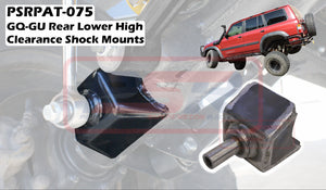 Nissan Patrol (1988-1997) PSR  GQ-GU Rear Lower High Clearance Shock Mounts (80mm raised)