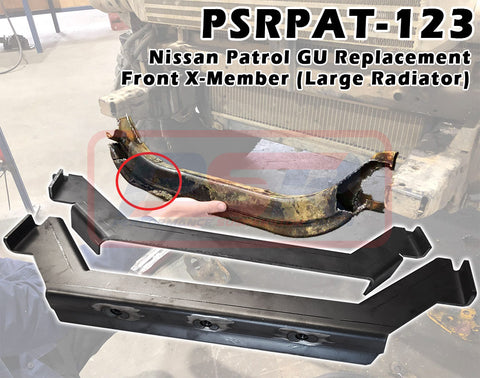 Nissan Patrol (1997-2016) PSR  GU Replacement Front X-Member (Large Radiator)