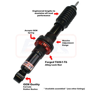 Ford Ranger (2012-2018) PX1 PX2 TTG Front Adjustable Struts  Heavy Duty 2"- 5" Lift (adjustable)