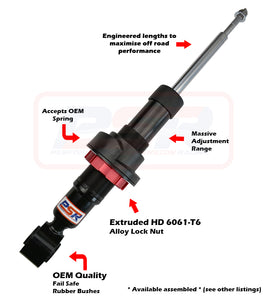 Ford Ranger (2015-2018) PSR  PX MK3 08-18 On PSR TTG Front 2-4" Adjustable Shock Absorber (Also Suits MK2 Everest)