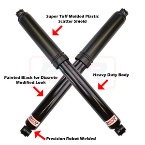 PSR TT Various (Various) PSR TTG Rear Shock Absorber 670mm Open Small Eye 16mm Bush Ends