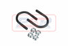 U-Bolt for steering damper bracket, suits 38MM OD TUBE (pair inc nuts)