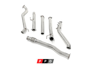 Toyota Hilux (2015+) N80 GUN 2.8L & 2.4L TD 3" Stainless Turbo-back Exhaust