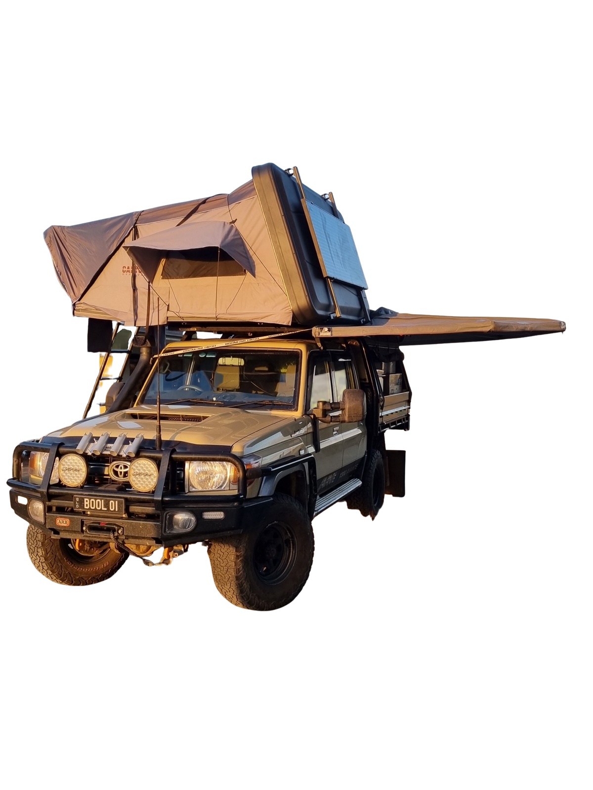 Canyon Off Road Aluminum 4 Person Roof Top Tent 2.1M Hard Aluminium S PPD Performance