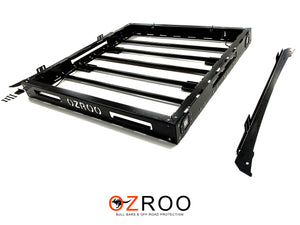 Mitsubishi Triton (2015-2023) MQ MR Dual Cab ULTIMATE Roof Rack - Integrated Light Bar & Side lights