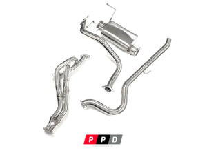 Toyota Hilux (1997-2005) LN167 5L Engine back exhaust system - 2.5" system inc Extractors