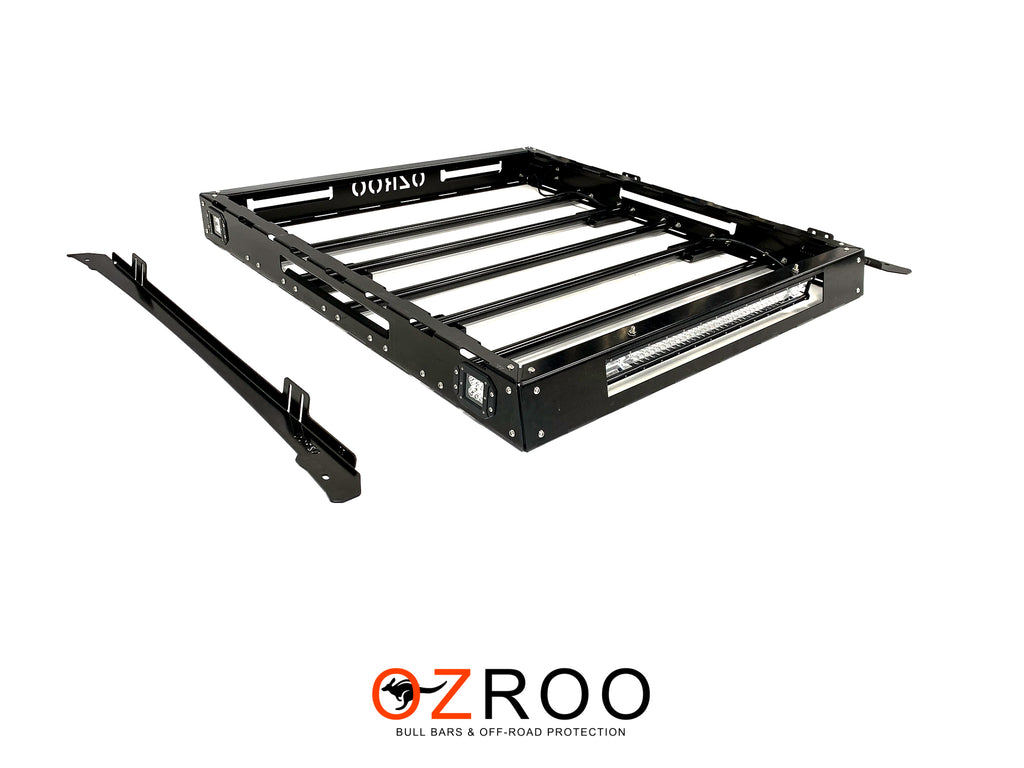 Toyota Hilux (9715) KZN & KUN Roof Rack W/ Integrated Light bar PPD