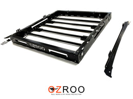 Ford Ranger (2011-2017+) PX PXII PXIII Dual Cab ULTIMATE Roof Rack - Integrated Light Bar & Side lights
