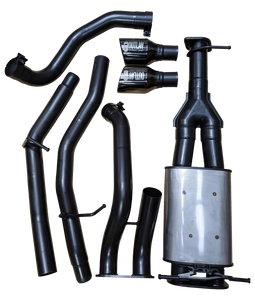 RAM DT 1500 (2019-2022) Catback Exhaust System (Shadow Chrome Tips)