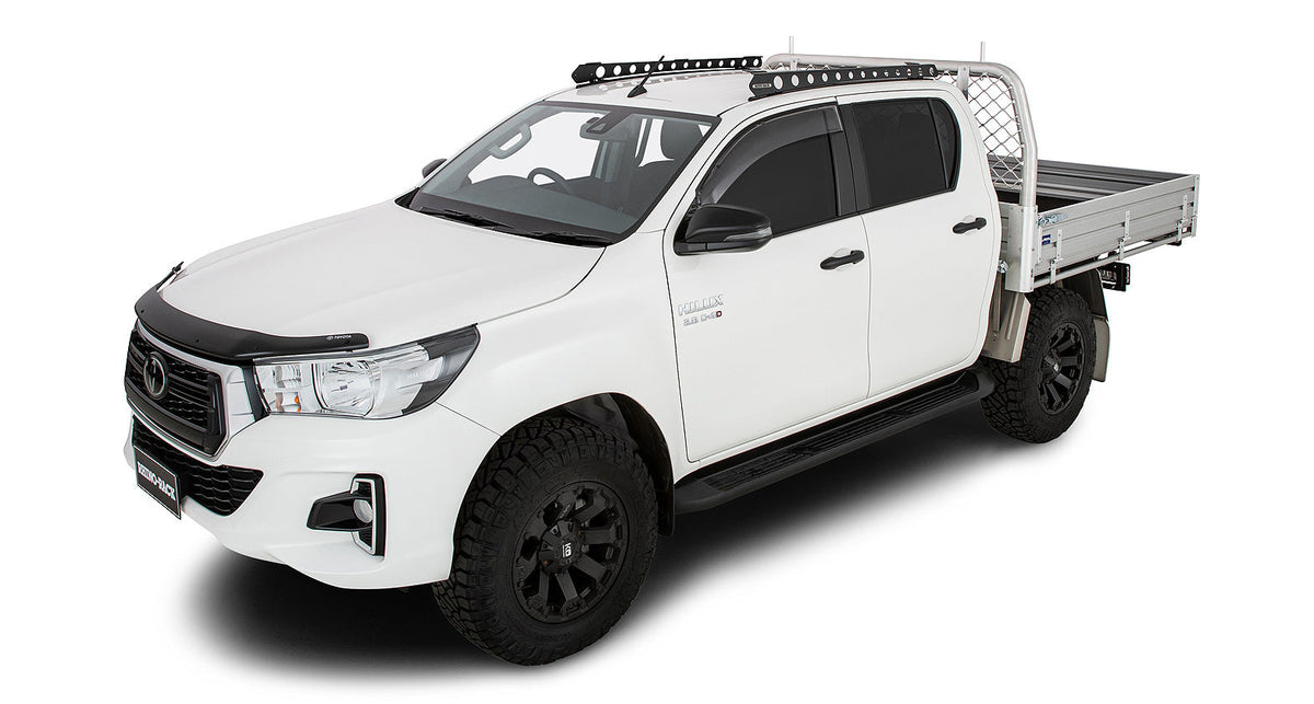 Toyota Hilux (2016-2024) Rhino-Rack Backbone & Pioneer Platform Tray T ...
