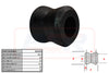 Small Hour-glass Shock Bush 19mm ID