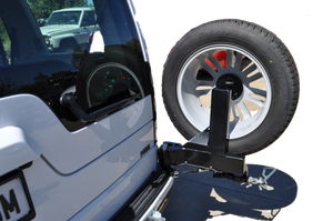 Land Rover Defender (2007-2022) RHS  Outback Accessories Single Wheel Carrier