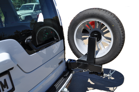 Land Rover Defender (2007-2022) RHS  Outback Accessories Single Wheel Carrier