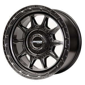 SNIPER RECON 17" 4x4 Wheels - Extra+ HD Rating (1600KG) - Set of 4