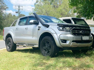 Ford Ranger (2018-2022) PX3 2.0L Bi Turbo ONLY Wildtrak (Square Airbox) 4" Stainless Steel TWIN Snorkels Meredith Metal Works