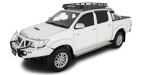 Toyota Hilux (2005-2015) Gen 7 4dr Ute Dual Cab Pioneer Tray (1400mm x 1140mm) with Backbone JC-00305 Rhino Rack