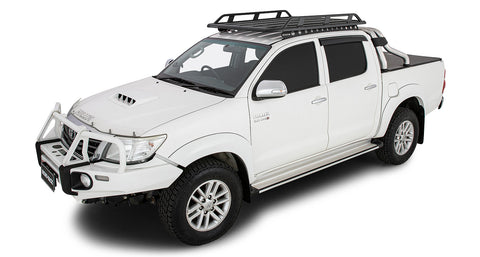 Toyota Hilux (2005-2015) Gen 7 4dr Ute Dual Cab Pioneer Tradie (1528mm x 1236mm) with Backbone JC-00304 Rhino Rack