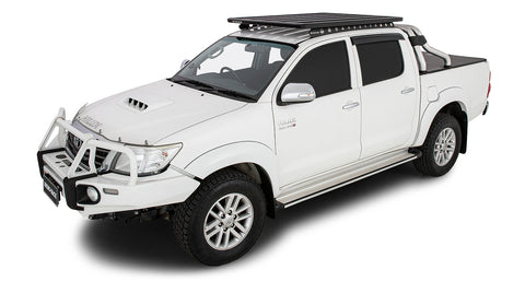 Toyota Hilux (2005-2015) Gen 7 4dr Ute Dual Cab Pioneer Platform (1528mm x 1236mm) with Backbone JB1720 Rhino Rack