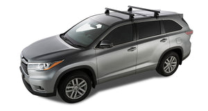 Toyota Kluger (2014-2021) (GX) Gen3, XU50 5dr SUV Bare Roof Heavy Duty 2500 Black 2 Bar Roof Rack JA6013 Rhino Rack