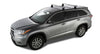 Toyota Kluger (2014-2021) (GX) Gen3, XU50 5dr SUV Bare Roof Heavy Duty 2500 Silver 2 Bar Roof Rack JA6012 Rhino Rack