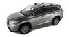 Toyota Kluger (2014-2021) (GX) Gen3, XU50 5dr SUV Bare Roof Vortex 2500 Silver 2 Bar Roof Rack JA6009 Rhino Rack