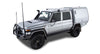 Toyota LandCruiser (2007-2023) Toyota LandCruiser 79 Series (2007-2023)Heavy Duty RL110 Silver 1 Bar Roof Rack JA9222 Rhino Rack