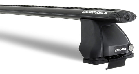 Ford Ranger (2011-2021) Vortex 2500 Black 2 Bar Roof Rack JB0961 Rhino Rack