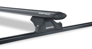 Mitsubishi Pajero (2000-2006) NM - NP 4dr 4WD LWB Vortex RLTP Trackmount Black 3 Bar Roof Rack JA2562 Rhino Rack