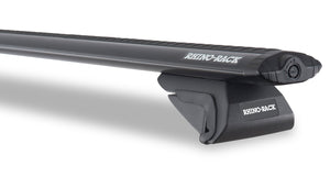 Toyota FJ (2011-2015) Cruiser 2dr SUV With Roof Rails Vortex SX Black 2 Bar Roof Rack JA1938 Rhino Rack