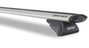 Ford Ranger (2009-2011) Wildtrak 4dr Ute Ute Tray Roof Rails Vortex SX Silver 2 Bar Roof Rack JA9146 Rhino Rack