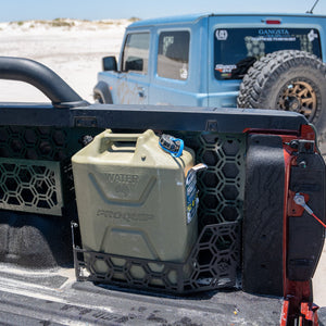 Ford Ranger (2022-2025) 20L Jerry Can Holder Tub Mount To Suit Spray In Tub Liner For Next Gen Ford Ranger Or Raptor 2022+