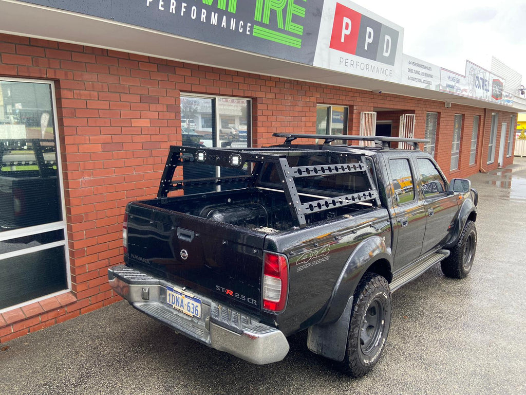 Nissan Navara (1997-2024) OzRoo Tub Rack - Half Height & Full Height ...