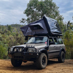 Rooftop Tent & Tubrack Package - 4 Person Hard Shell Tent (ABS Shell)