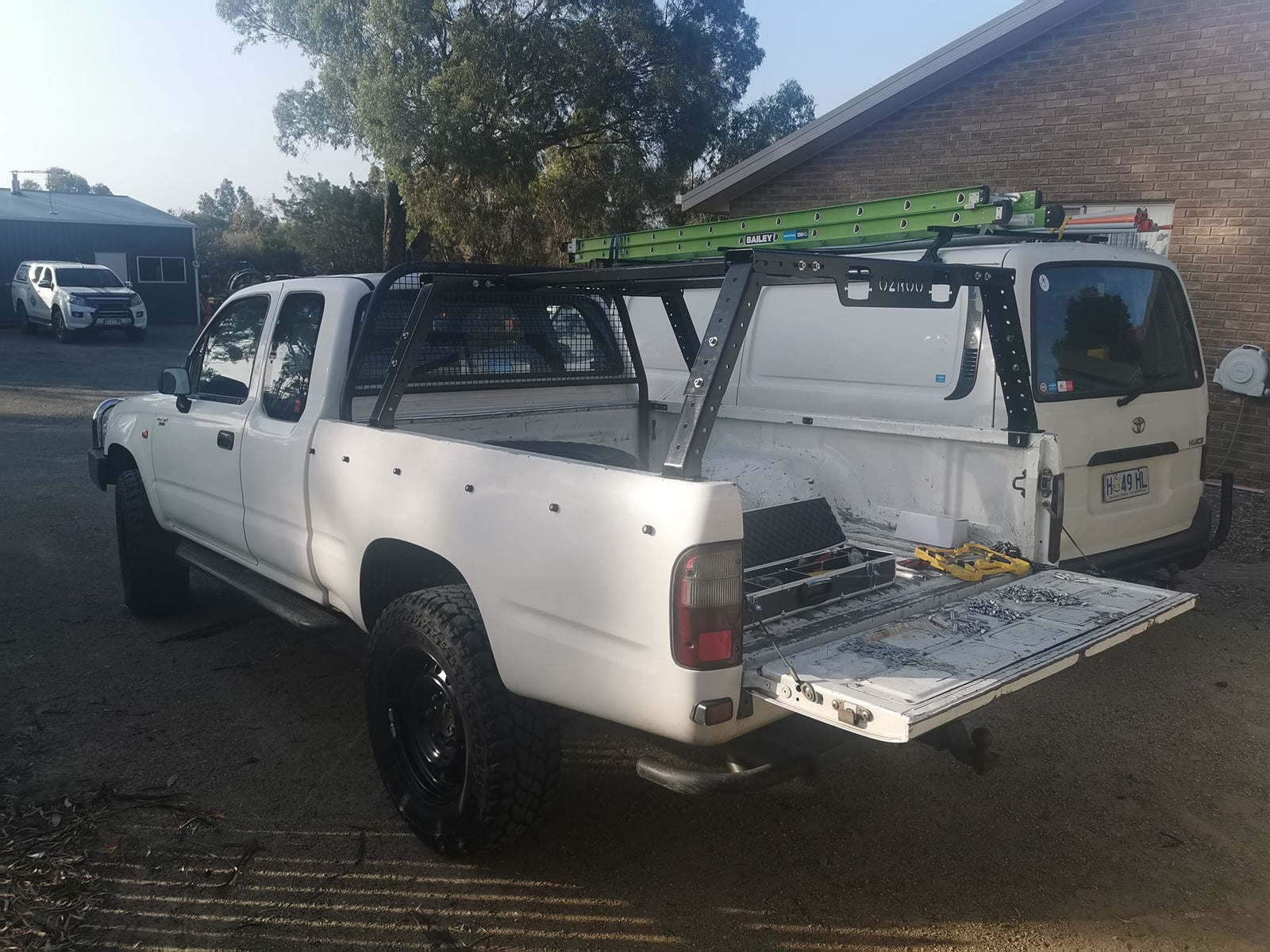 Nissan Navara (1997-2024) OzRoo Tub Rack - Half Height & Full Height ...