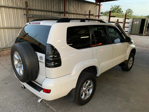 Toyota Prado (2002-2009) 120 Series 6 cylinder 4.0L Petrol 4" Stainless Steel TWIN Snorkels Meredith Metal Works