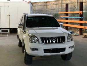 Toyota Prado (2002-2009) 120 Series 6 cylinder 4.0L Petrol 4" Stainless Steel Snorkel Meredith Metal Works