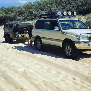 Toyota Landcruiser 100 Series (1998-2007)  4" Stainless Steel TWIN Snorkels Meredith Metal Works